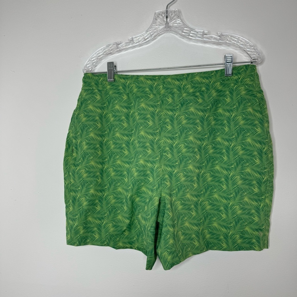 Mack Weldon green palm leaves swim trunks large